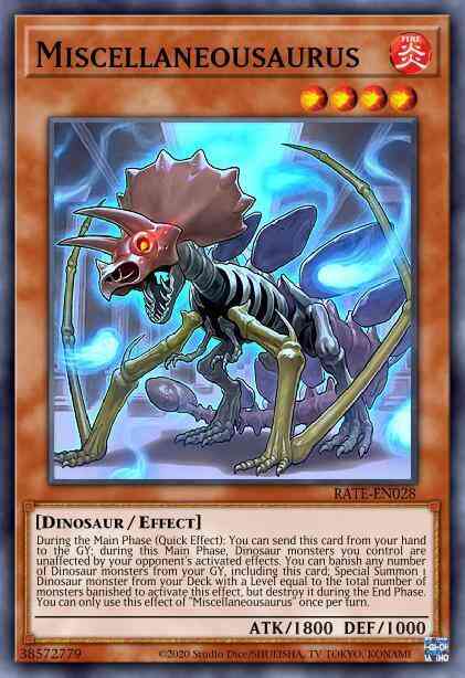 Miscellaneousaurus - SR04-EN014 - Common - 1st Edition