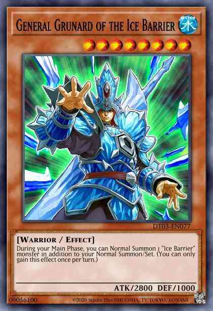 General Grunard of the Ice Barrier - HA03-EN049 - Secret Rare - Unlimited