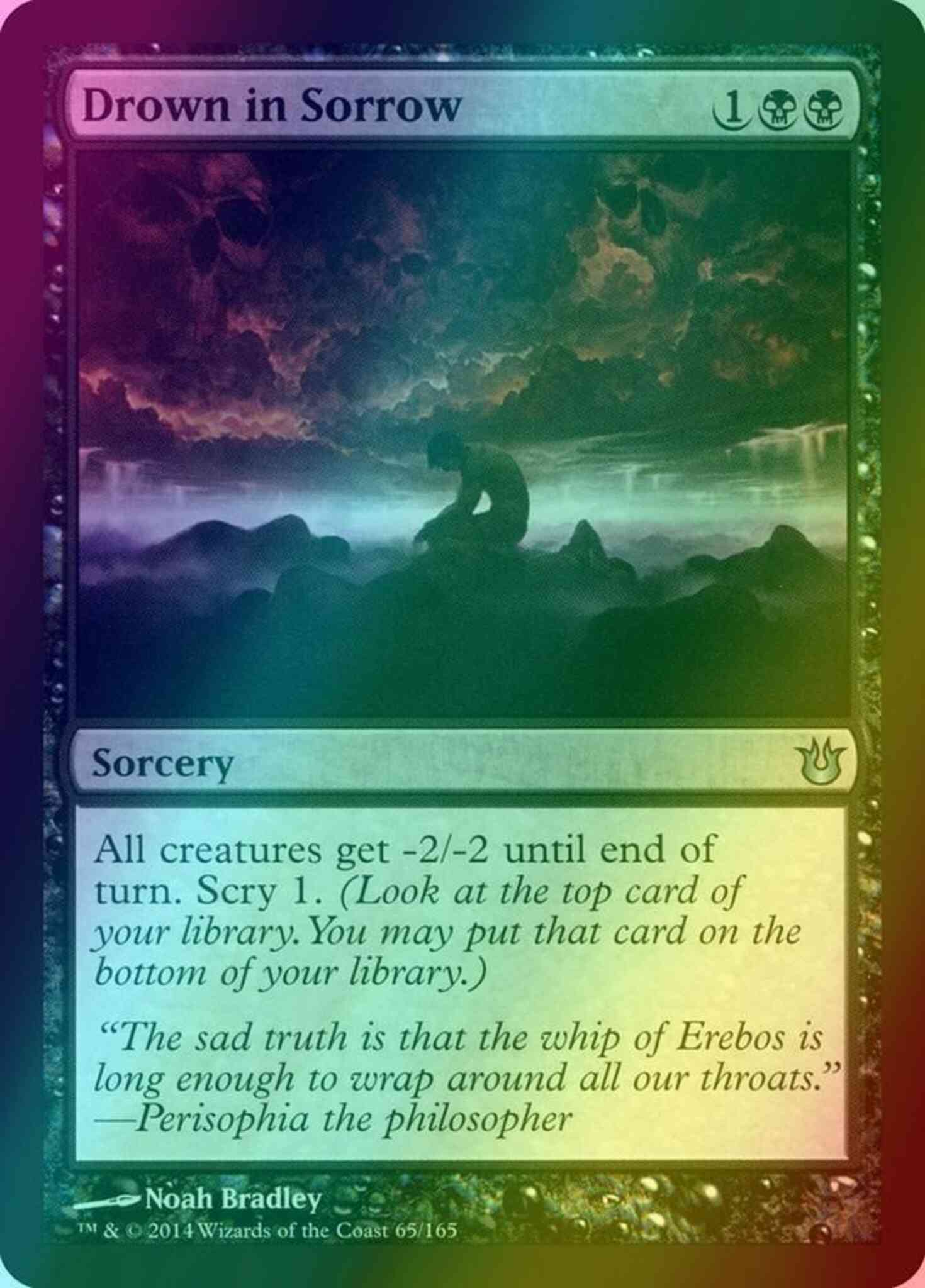 waifu mtg cards that print well to mpc Drown in Sorrow [65] [Born of the Gods] [Foil] – Face to Face Games