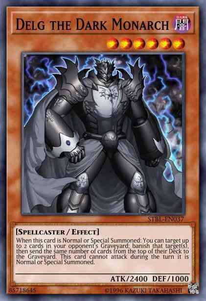 Delg the Dark Monarch (Blue) - DL17-EN009 - Rare - Unlimited
