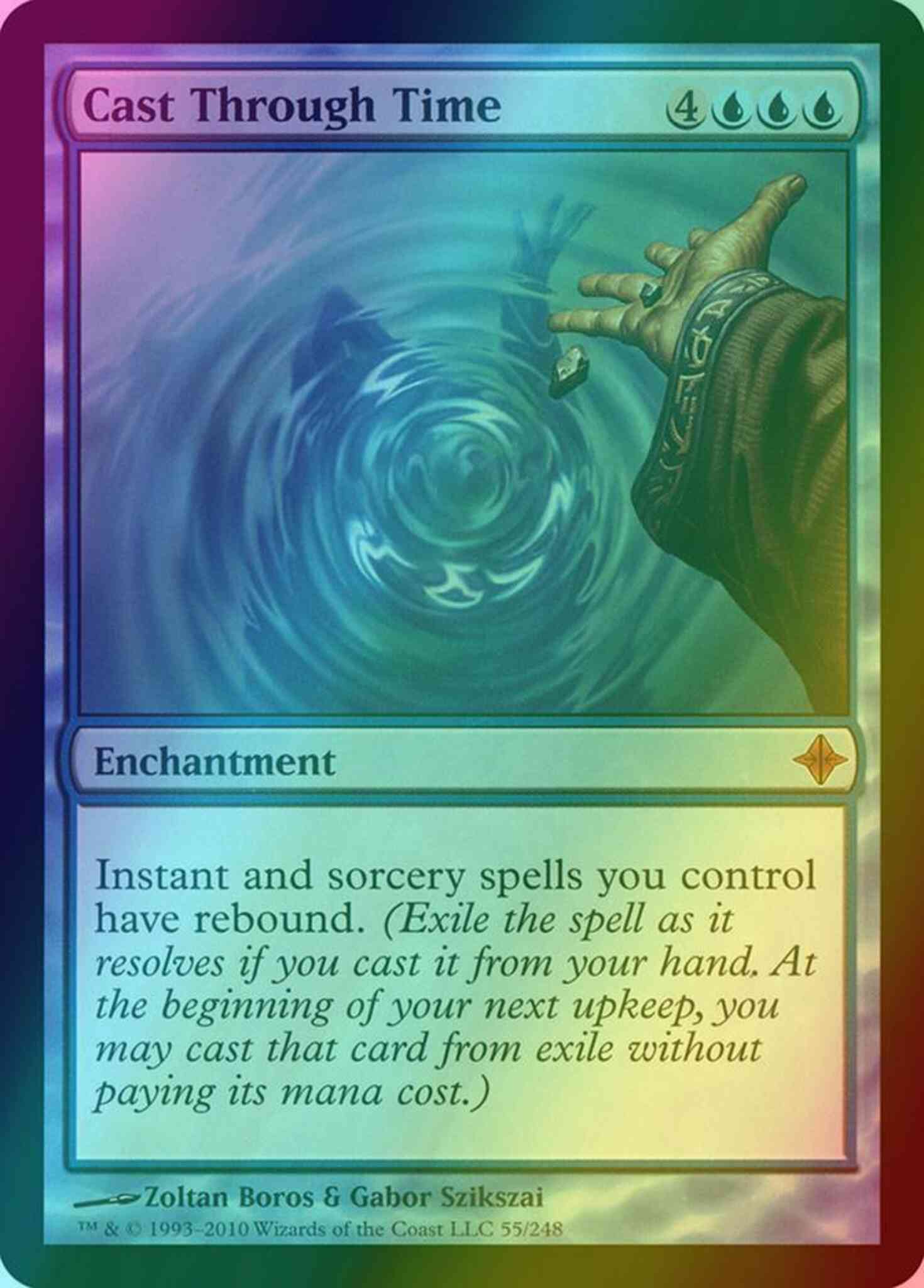 Cast Through Time [55] [Rise Of The Eldrazi] [Foil] – Face to Face Games