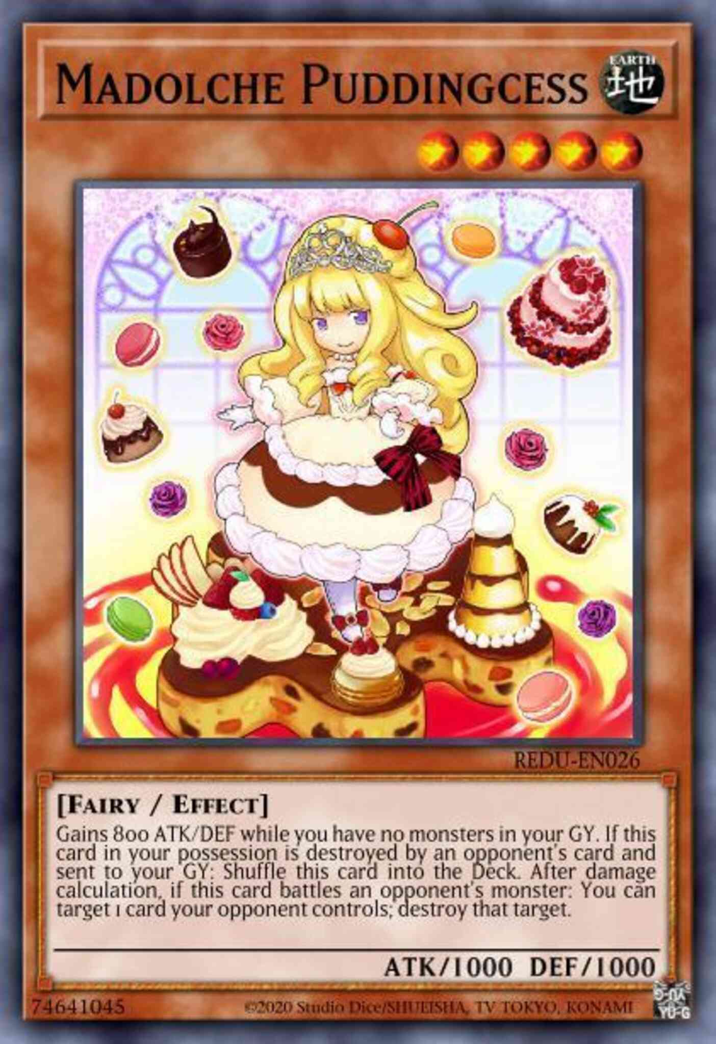 Madolche Puddingcess - REDU-EN026 - Ultra Rare - 1st Edition