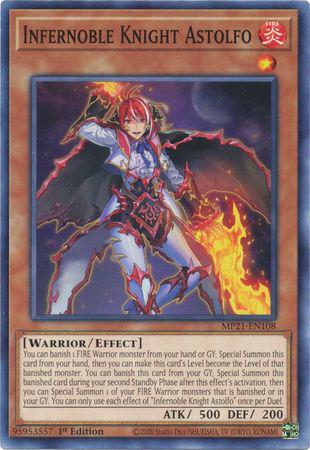 Infernoble Knight Astolfo - MP21-EN108 - Common - 1st Edition
