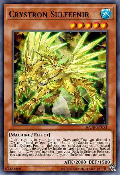 Crystron Sulfefnir - RATE-EN021 - Super Rare - Unlimited