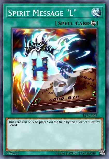 Spirit Message "L" - LON-092 - Rare - Unlimited