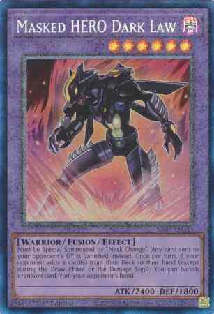 Masked HERO Dark Law - RA01-EN025 - Prismatic Collector's Rare - 1st Edition