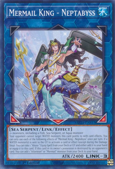 Mermail King - Neptabyss - MP25-EN415 - Common - 1st Edition