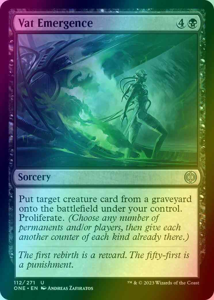Vat Emergence [112] [Phyrexia: All Will Be One] [Foil] – Face to Face Games