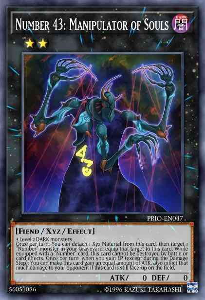 Number 43: Manipulator of Souls - PRIO-EN047 - Common - 1st Edition
