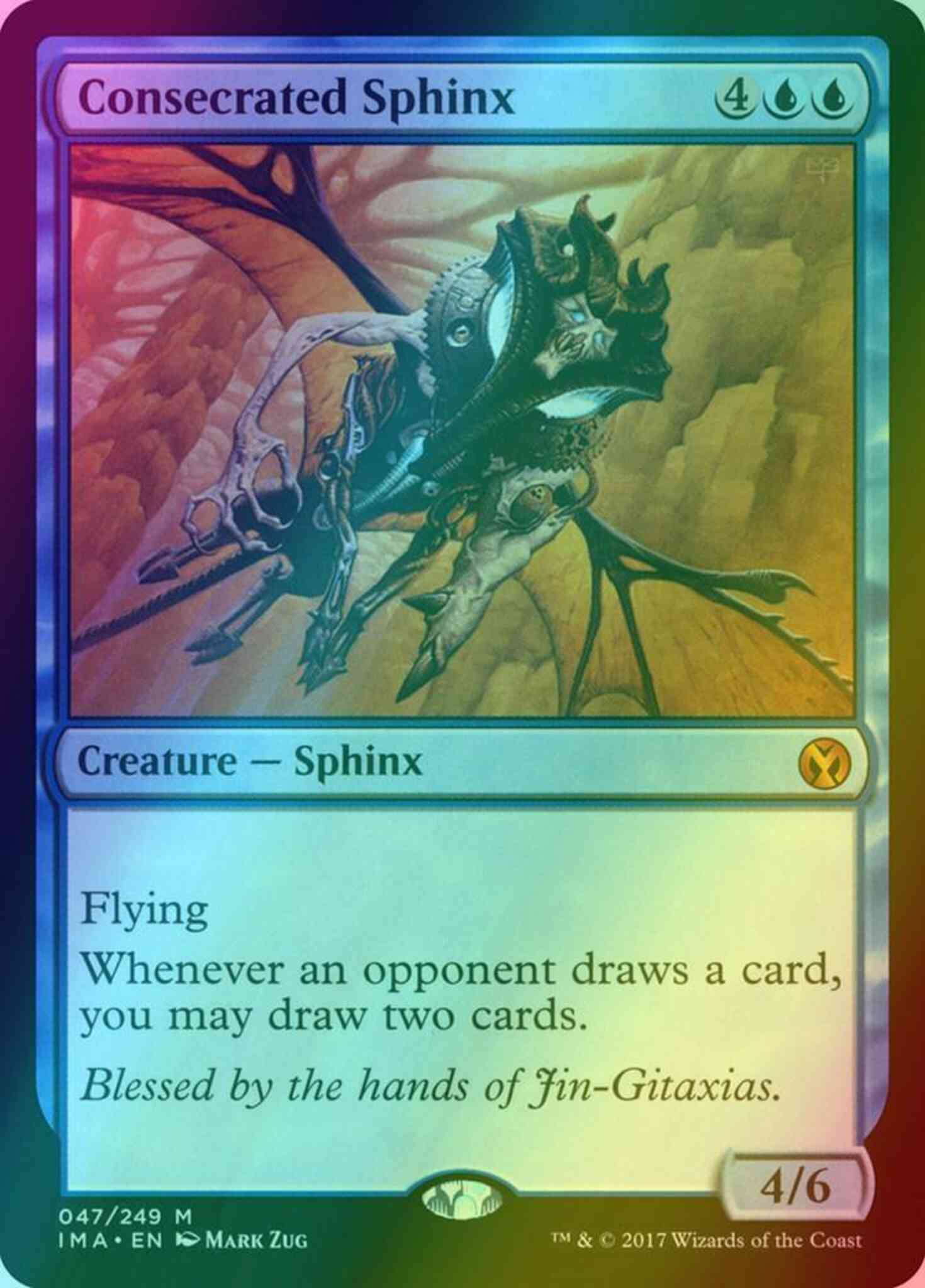 Consecrated Sphinx [47] [Iconic Masters] [Foil] – Face to Face Games