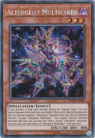 Altergeist Multifaker - MP19-EN009 - Prismatic Secret Rare - Unlimited
