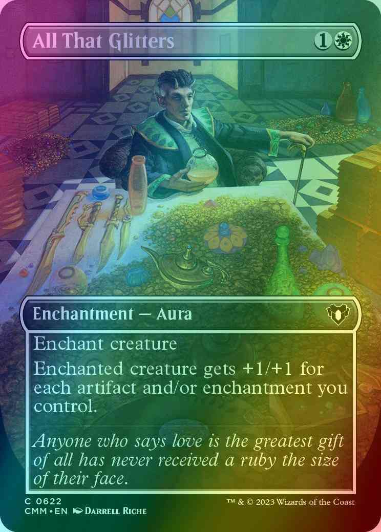 All That Glitters [622] [Borderless] [Commander Masters] [Foil] – Face to  Face Games