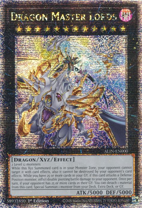 Dragon Master Lords - ALIN-EN000 - Quarter Century Secret Rare - 1st Edition