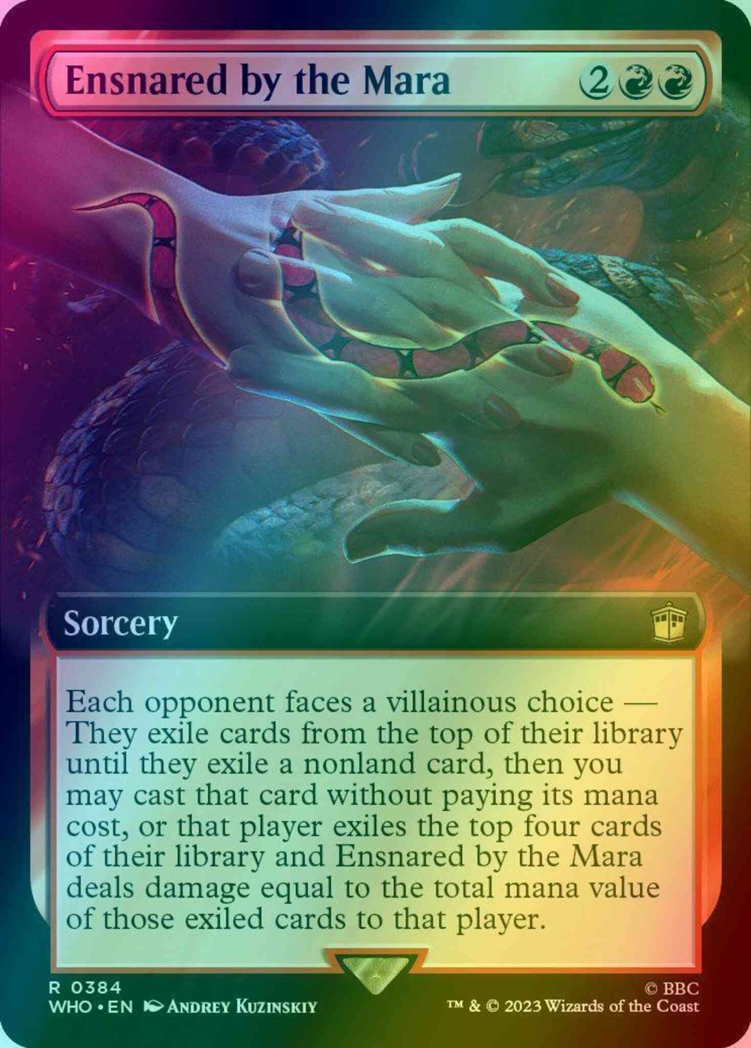 Ensnared by the Mara [384] [Extended Art] [Universes Beyond: Doctor Who]  [Foil] – Face to Face Games