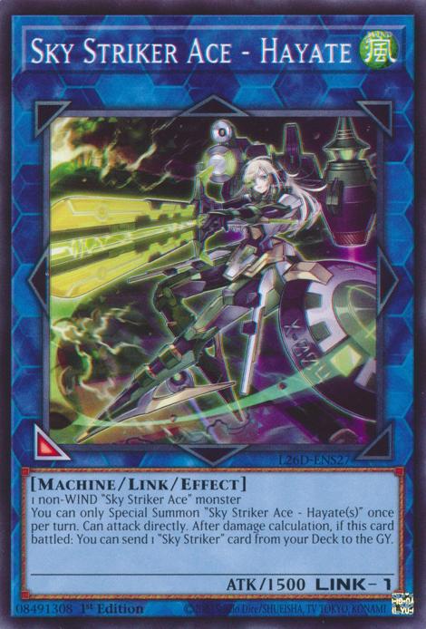 Sky Striker Ace - Hayate - L26D-ENS27 - Common - 1st Edition