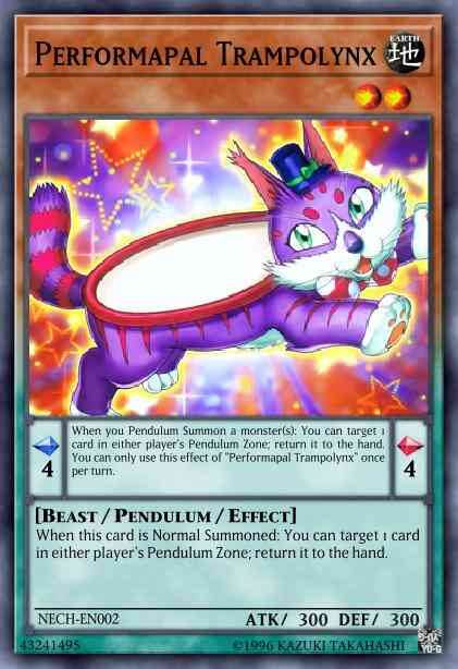 Performapal Trampolynx - NECH-EN002 - Rare - Unlimited