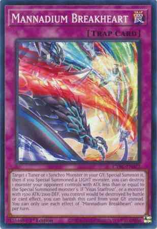 Mannadium Breakheart - CYAC-EN072 - Common - 1st Edition