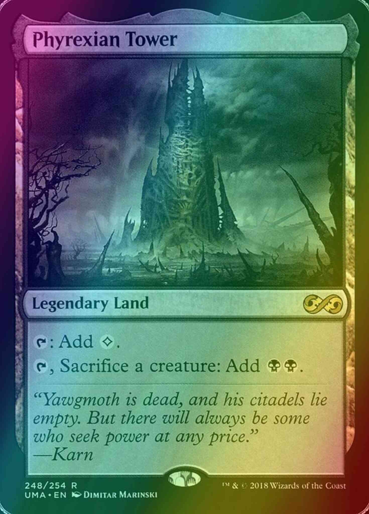 Phyrexian Tower [248] [Ultimate Masters] [Foil] – Face to Face Games
