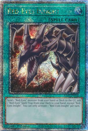 Red-Eyes Insight - RA03-EN061 - Quarter Century Secret Rare - 1st Edition