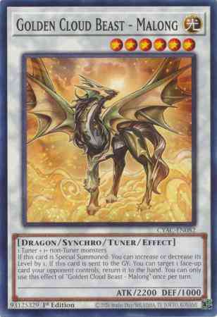 Golden Cloud Beast - Malong - CYAC-EN082 - Common - 1st Edition