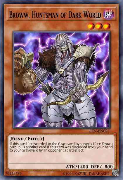 Broww, Huntsman of Dark World - EEN-EN021 - Ultimate Rare - 1st Edition