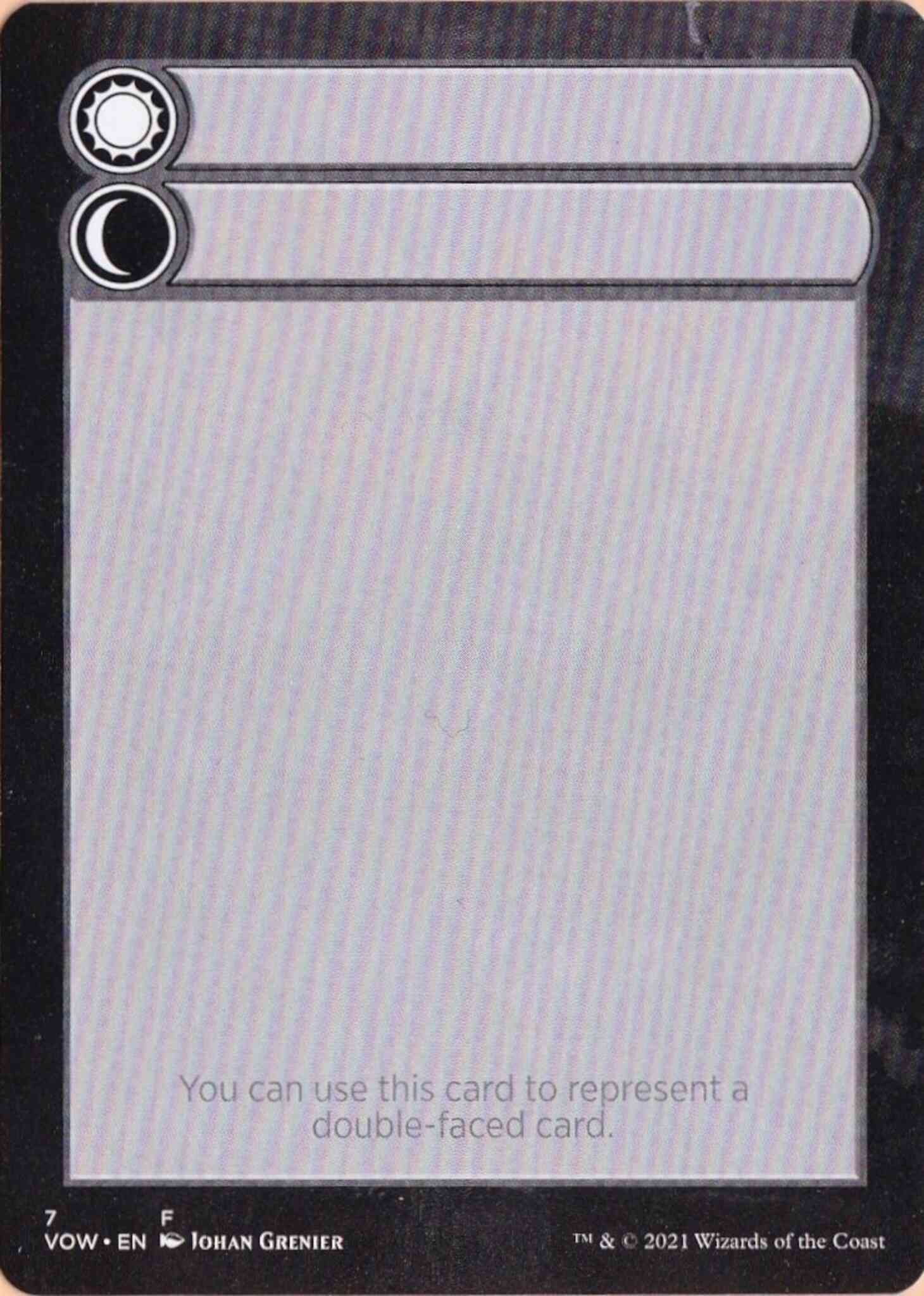 Double-Faced Substitute Card [07] [Innistrad: Crimson Vow Substitute Cards]  [Non-Foil] – Face to Face Games