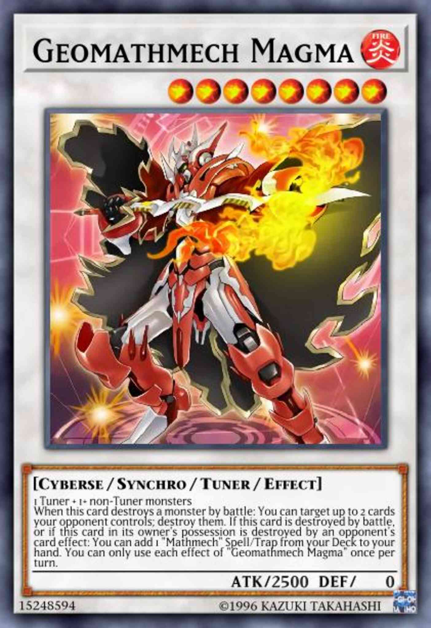 Geomathmech Magma - MYFI-EN007 - Secret Rare - 1st Edition
