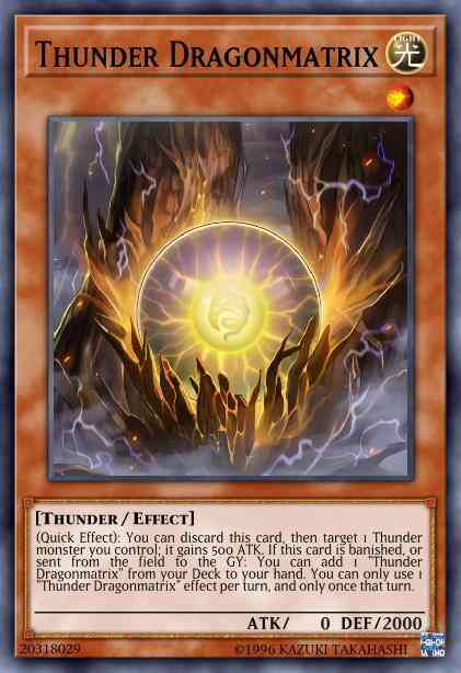 Thunder Dragonmatrix - OP09-EN006 - Super Rare - Unlimited