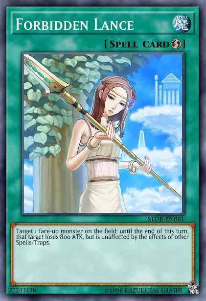 Forbidden Lance - BP03-EN172 - Shatterfoil Rare - 1st Edition