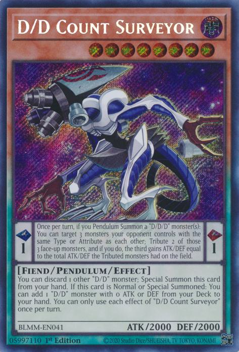 D/D Count Surveyor - BLMM-EN041 - Secret Rare - 1st Edition