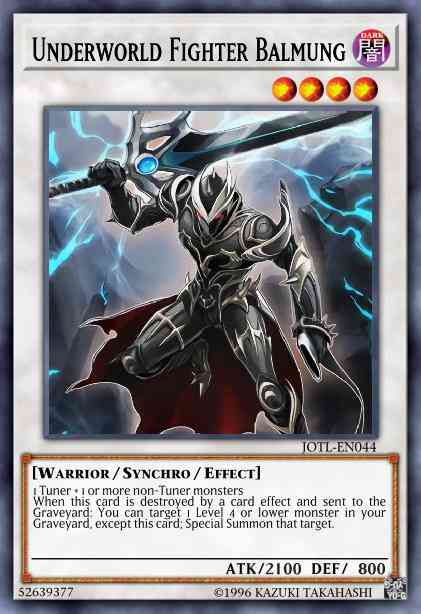 Underworld Fighter Balmung - JOTL-EN044 - Rare - Unlimited