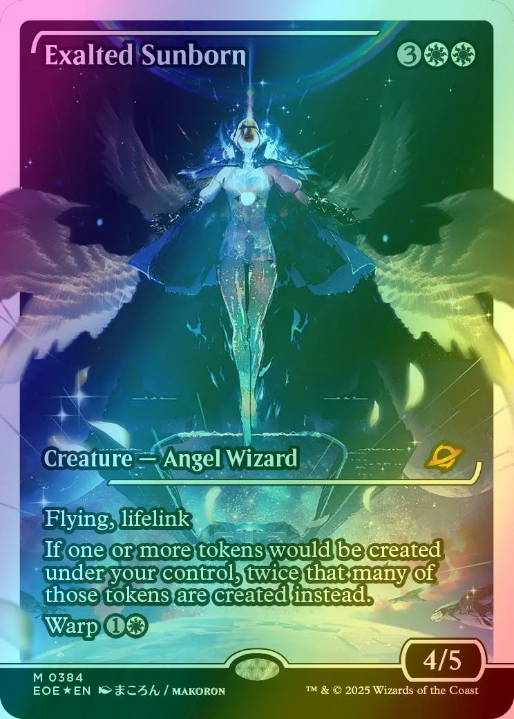 英語　喜びあふれる太陽生まれ/Exalted Sunborn foil 喜びあふれる太陽生まれ/Exalted Sunborn《英語》【EOE】