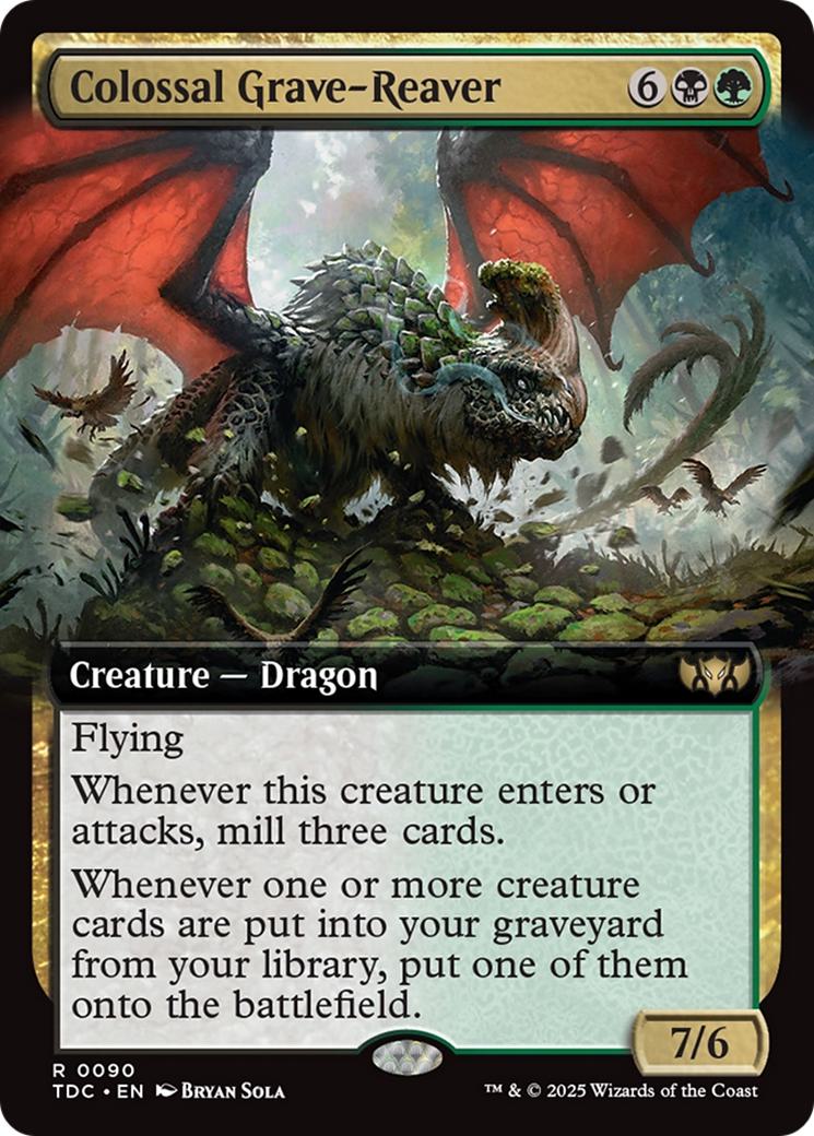 最終DeliciousTaylormade MasterBuild69カナリヤ Colossal Grave-Reaver [90] [Extended Art] [Tarkir: Dragonstorm