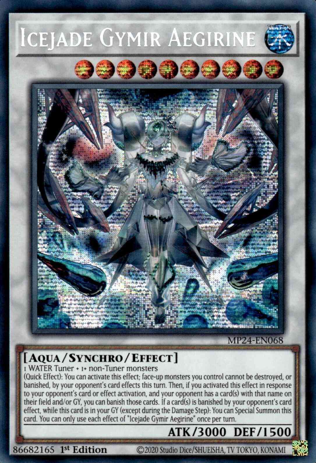 Icejade Gymir Aegirine - MP24-EN068 - Prismatic Secret Rare - 1st Edition