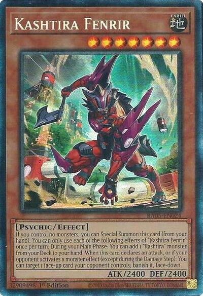 Kashtira Fenrir - RA05-EN024 - Collector's Rare - 1st Edition