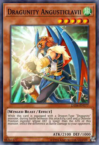Dragunity Angusticlavii - HA04-EN047 - Super Rare - Unlimited