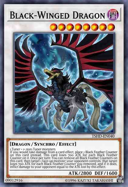 Black-Winged Dragon - TSHD-EN040 - Ultra Rare - 1st Edition