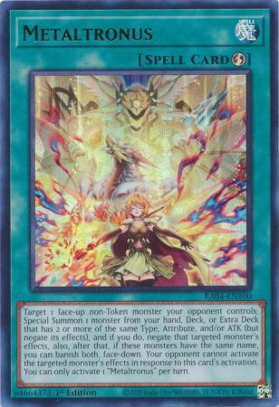 Metaltronus - RA04-EN100 - Ultra Rare - 1st Edition