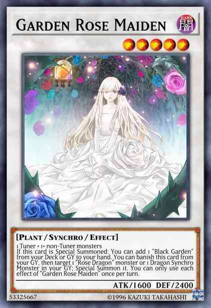 Garden Rose Maiden - LED4-EN023 - Ultra Rare - 1st Edition
