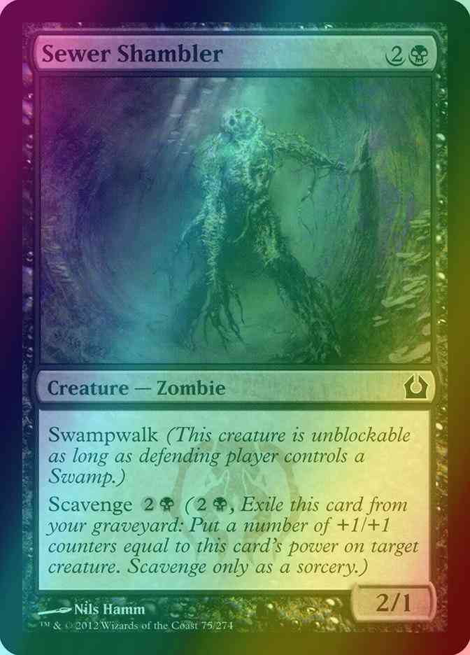 Sewer Shambler [75] [Return To Ravnica] [Foil] – Face to Face Games