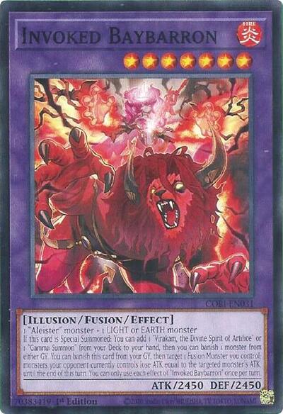 Invoked Baybarron - CORI-EN031 - Common - 1st Edition