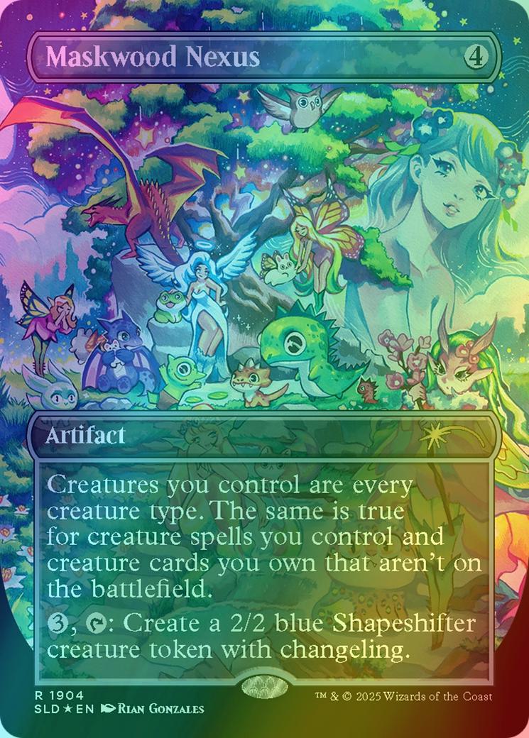 Maskwood Nexus [1904] [Borderless] [Everyone's Invited] [Secret Lair Drop]  [Foil] – Face to Face Games