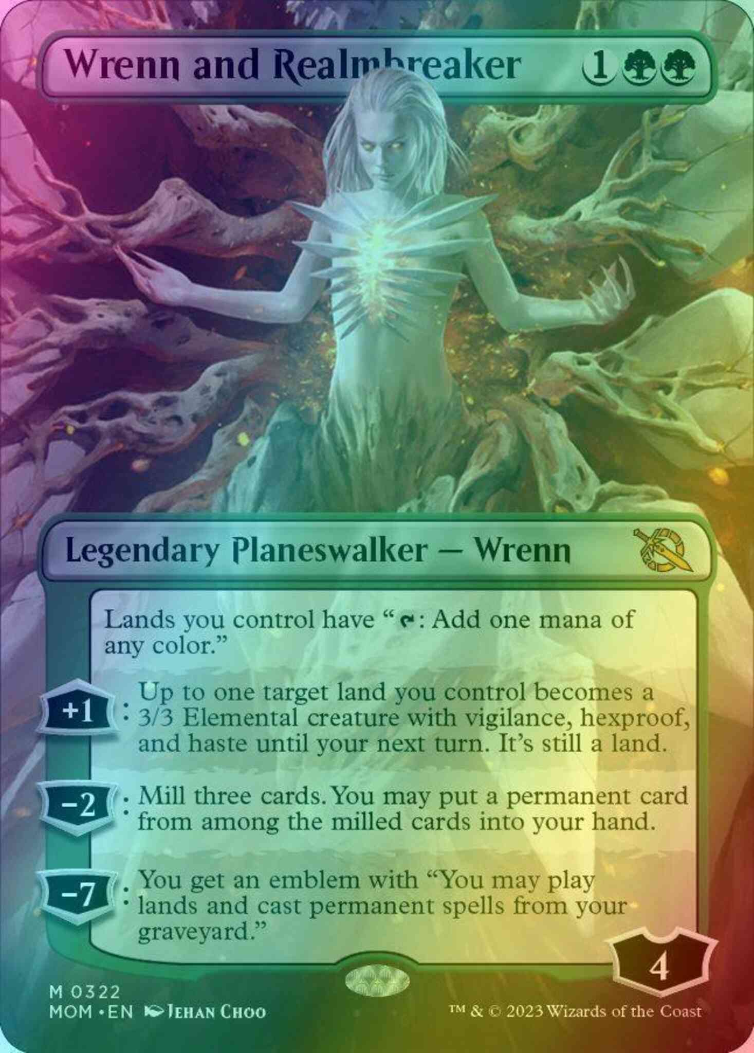 Wrenn and Realmbreaker [322] [Borderless] [March of the Machine] [Foil] –  Face to Face Games