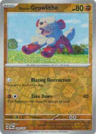 Hisuian Growlithe - 099/167