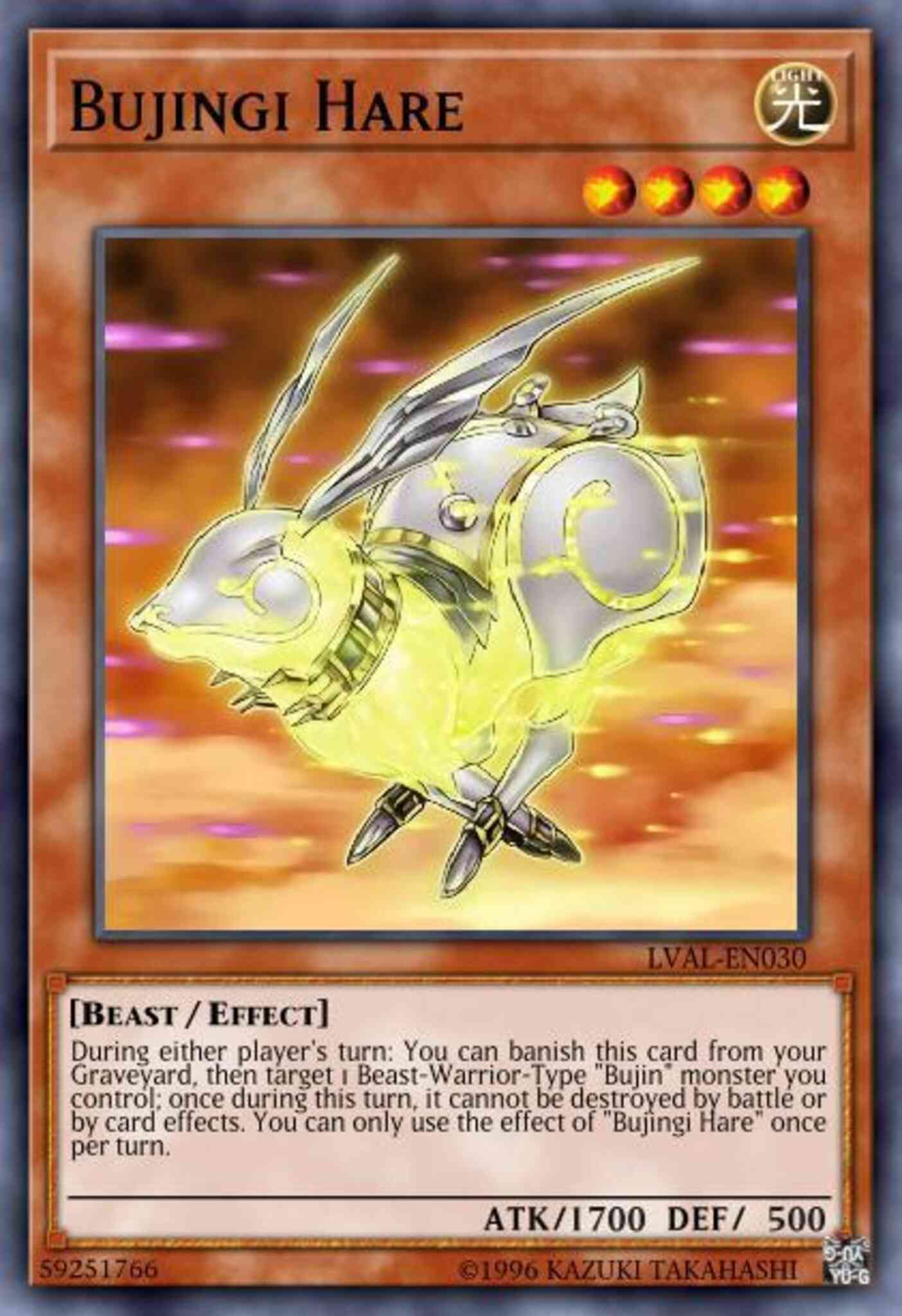 Bujingi Hare - MP14-EN211 - Super Rare - 1st Edition
