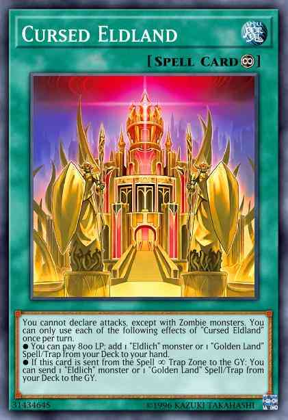 Cursed Eldland - SESL-EN028 - Super Rare - 1st Edition