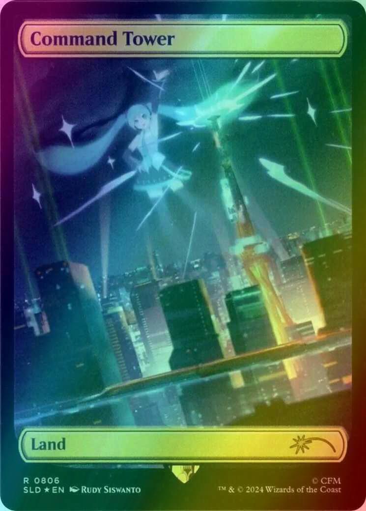 Command Tower [0806] [Full Art] [Hatsune Miku: Digital Sensation] [Secret  Lair Drop] [Foil]  Face to Face Games