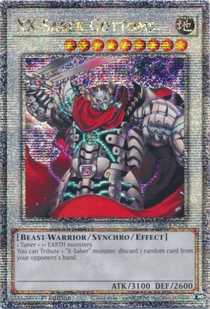 XX-Saber Gottoms - RA03-EN226 - Quarter Century Secret Rare - 1st Edition