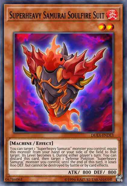 Superheavy Samurai Soulfire Suit - MP15-EN134 - Common - 1st Edition