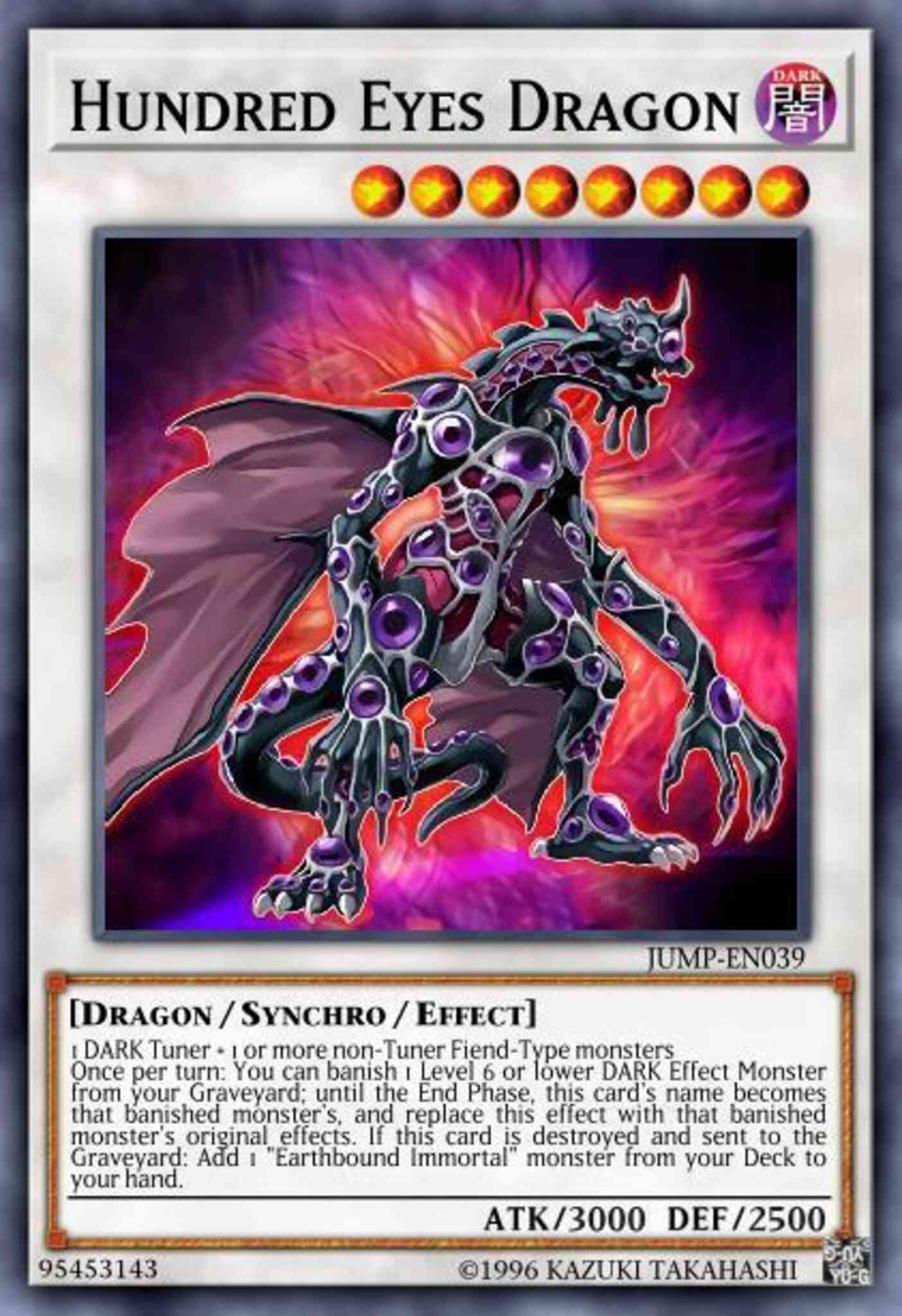 Hundred Eyes Dragon - JUMP-EN039 - Ultra Rare - Limited